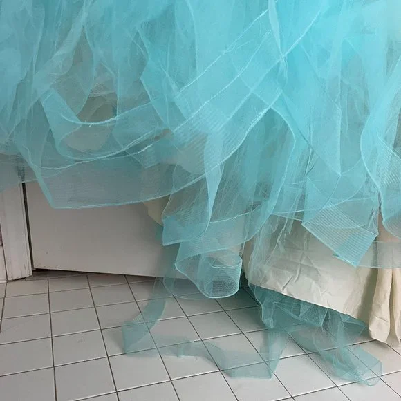 Morilee Vizcaya Quinceanera Corset Fairytale Dress Ball Gown 89174 *Note Cond - Picture 3 of 15